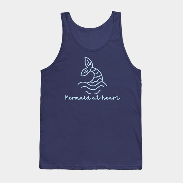 Mermaid club quote cute ocean graphic Tank Top by CameltStudio